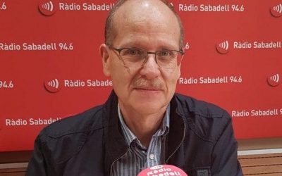 Ramon Alberich, aquest matí, a l'estudi 1 de Ràdio Sabadell 94.6